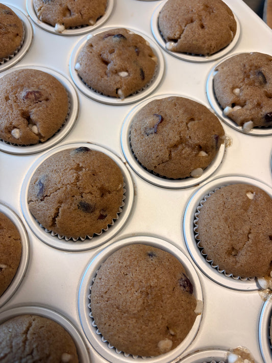 Muffin Minis: Cranberry White Chocolate