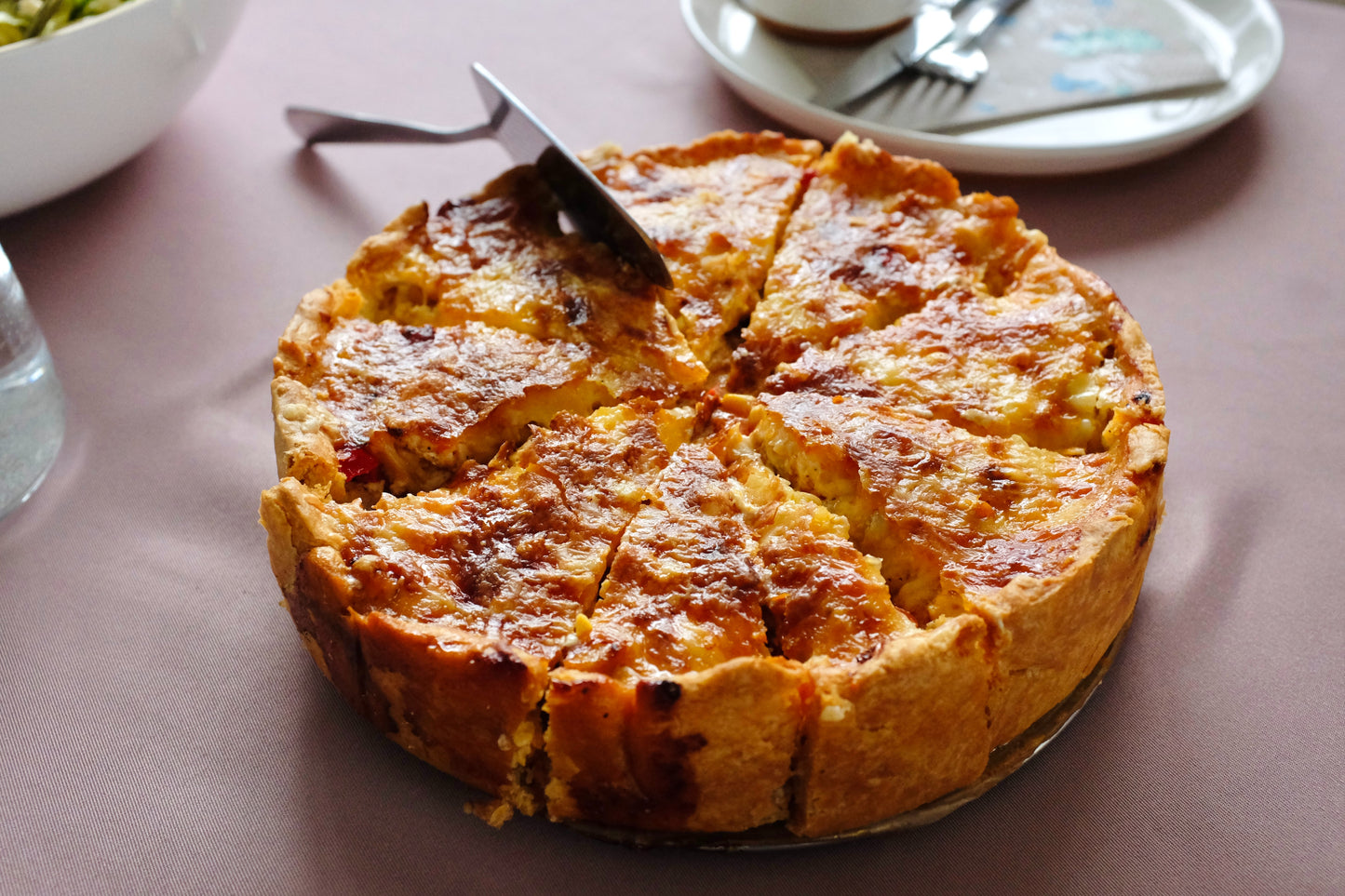 Sausage Apple "Cheddar" Breakfast Casserole