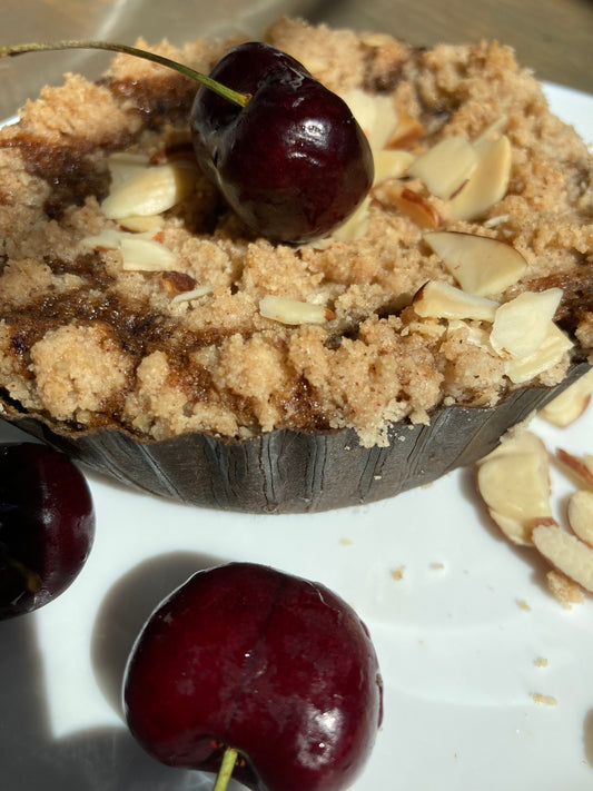 Cherry Almond Coffee Cake